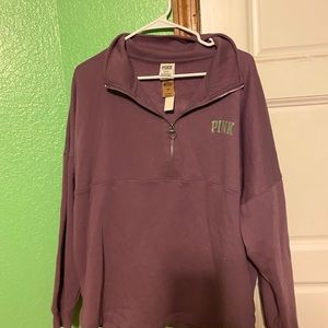 PINK- pullover with zipper